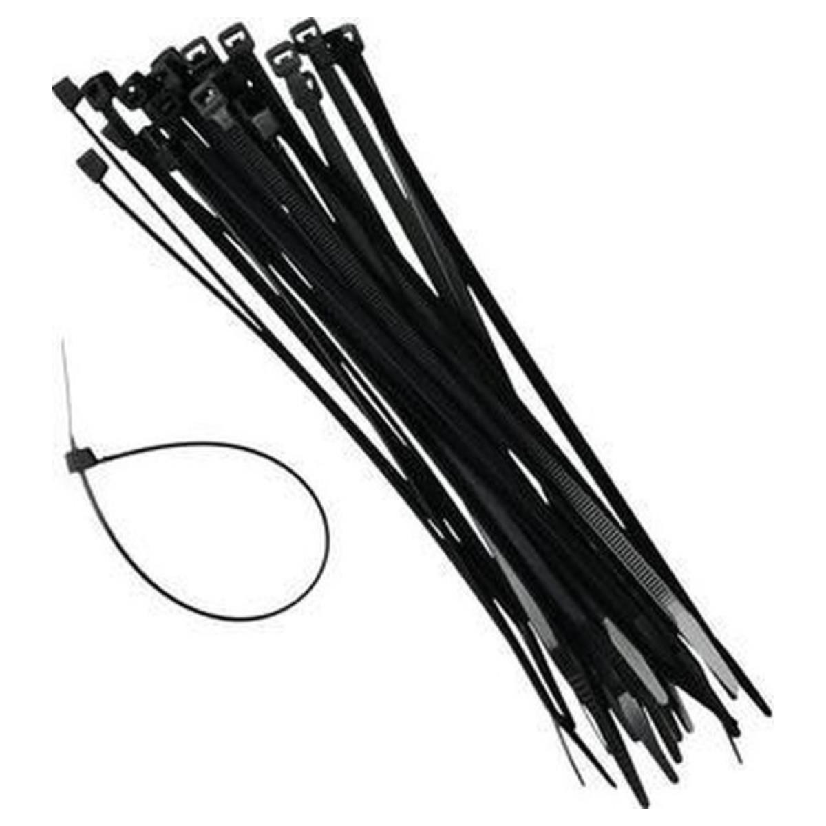 Kabelbinders 200 x 4,5 mm Zwart